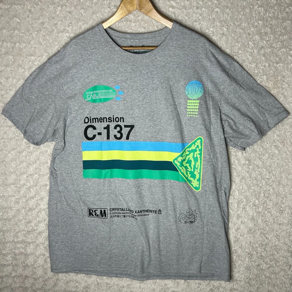 Rick‎ and Morty 2XL Loot Crate Exclusive C-137 Adult Swim T-Shirt Plus Size